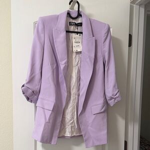 Zara Women's Light Purple Blazer